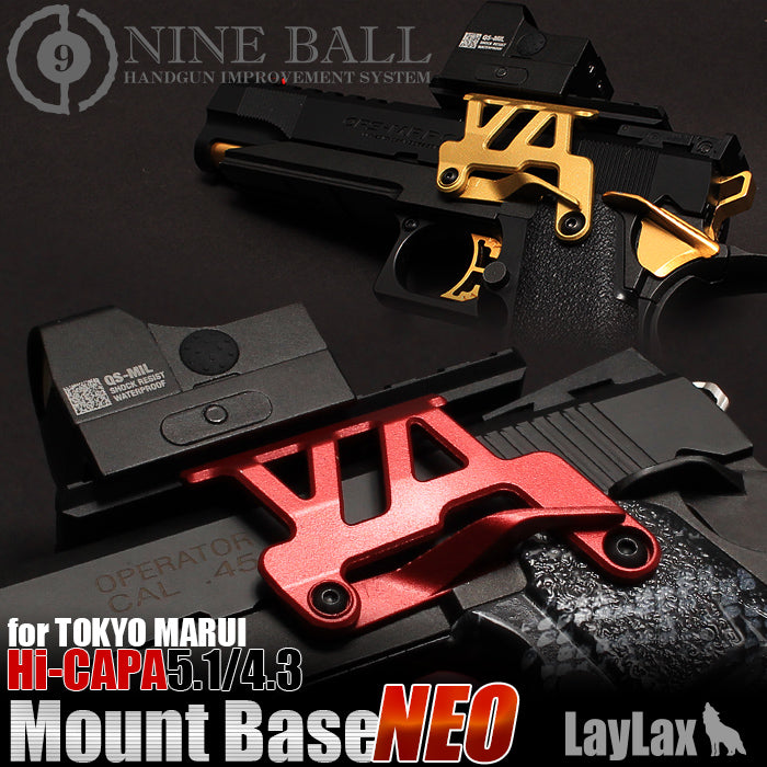 LayLax TM GB Hi-CAPA 5.1/4.3 Hi-CAPA Aluminum Mount Base NEO