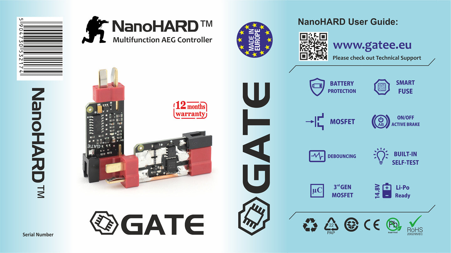GATE NanoHARD AEG Mosfet - Phoenix Tactical