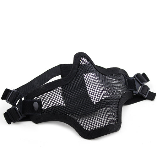 V1 Double Band Metal Mesh Mask (Black)