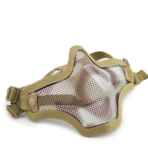 V1 Double Band Metal Mesh Mask (Desert)