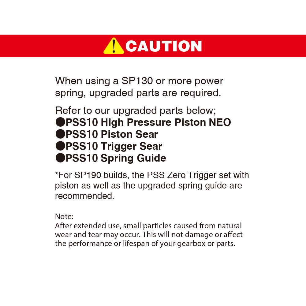 PSS10 Spring Series Color Coded(MS 130/150/170/190)