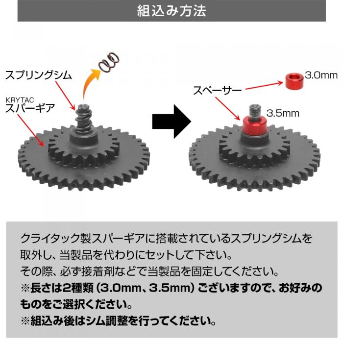 Prometheus Krytac Spur Gear Spacers