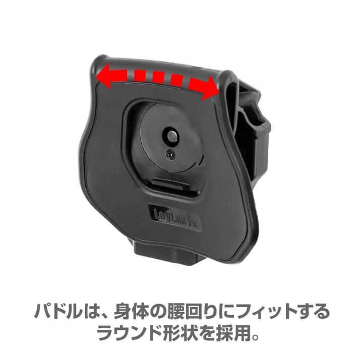 LayLax Hi Capa CQC Battle Style Holster  BK/TAN