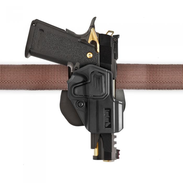 LayLax Hi Capa CQC Battle Style Holster  BK/TAN