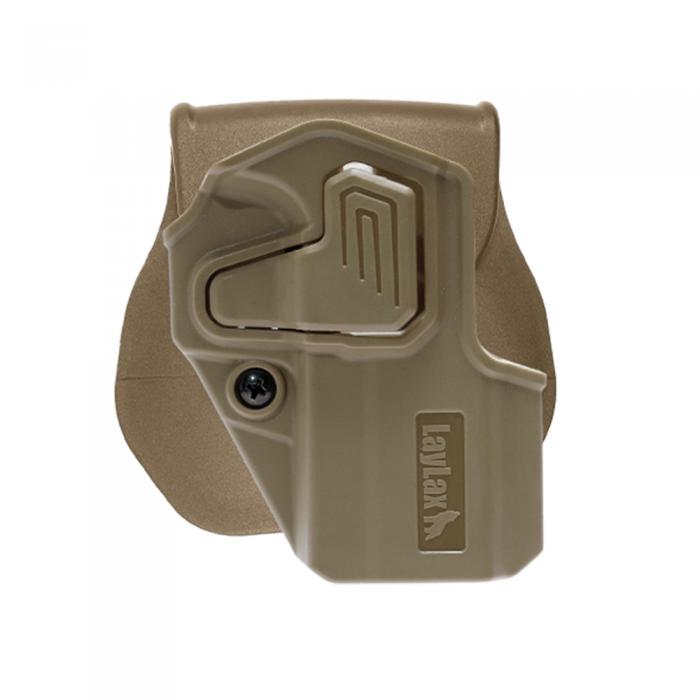 LayLax Hi Capa CQC Battle Style Holster  BK/TAN