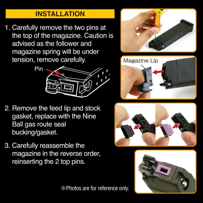 LayLax UMAREX VFC Glock Gas Route Seal Bucking Aero [2 Pack]