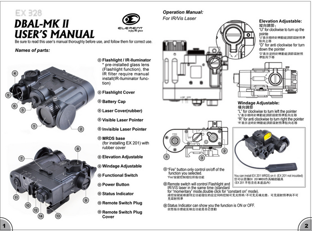 Element DBAL-D2 DE Ex328