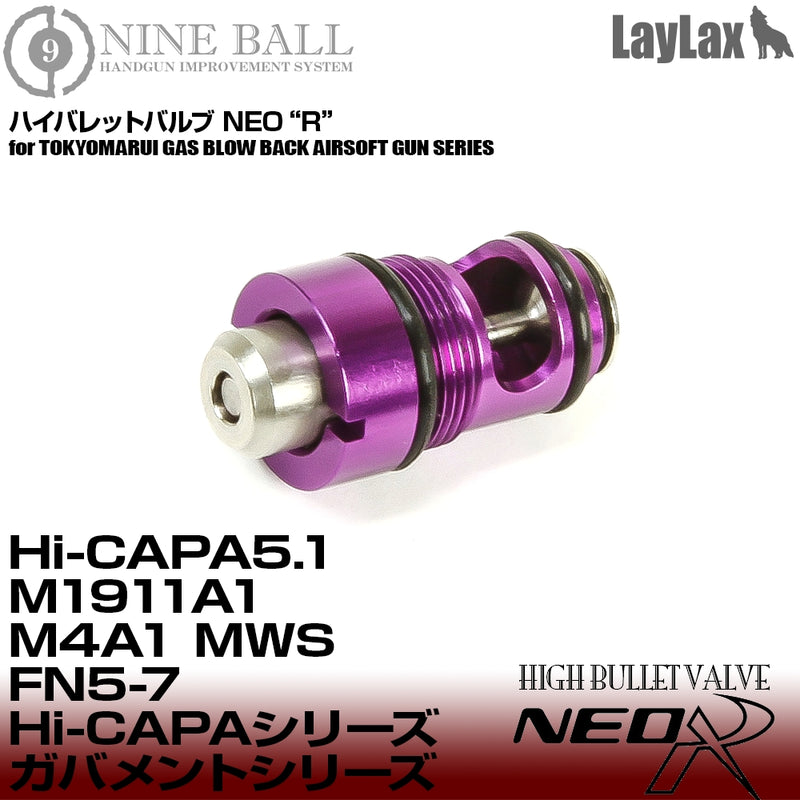 Nine Ball High Bullet Valve NEO R Hi-CAPA/Gov./M4A1 MWS