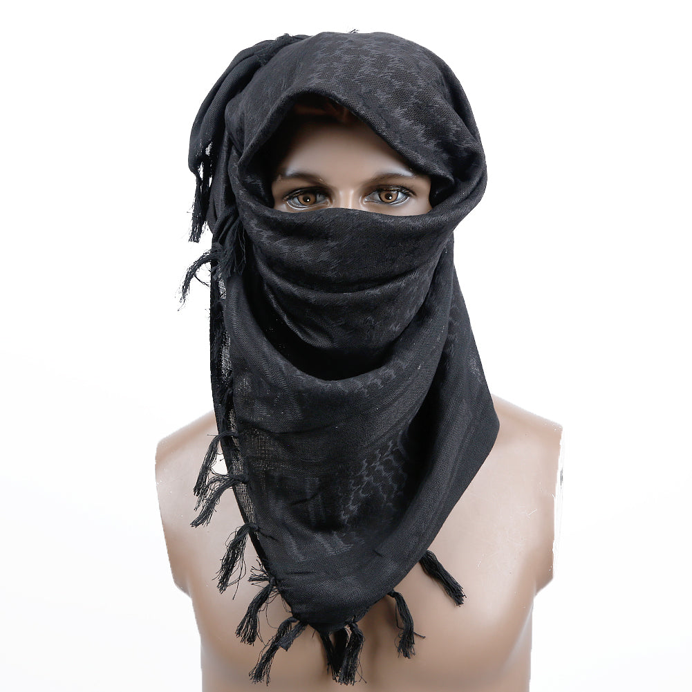 Tactical Desert Scarf / Shemagh (BK/Tan)