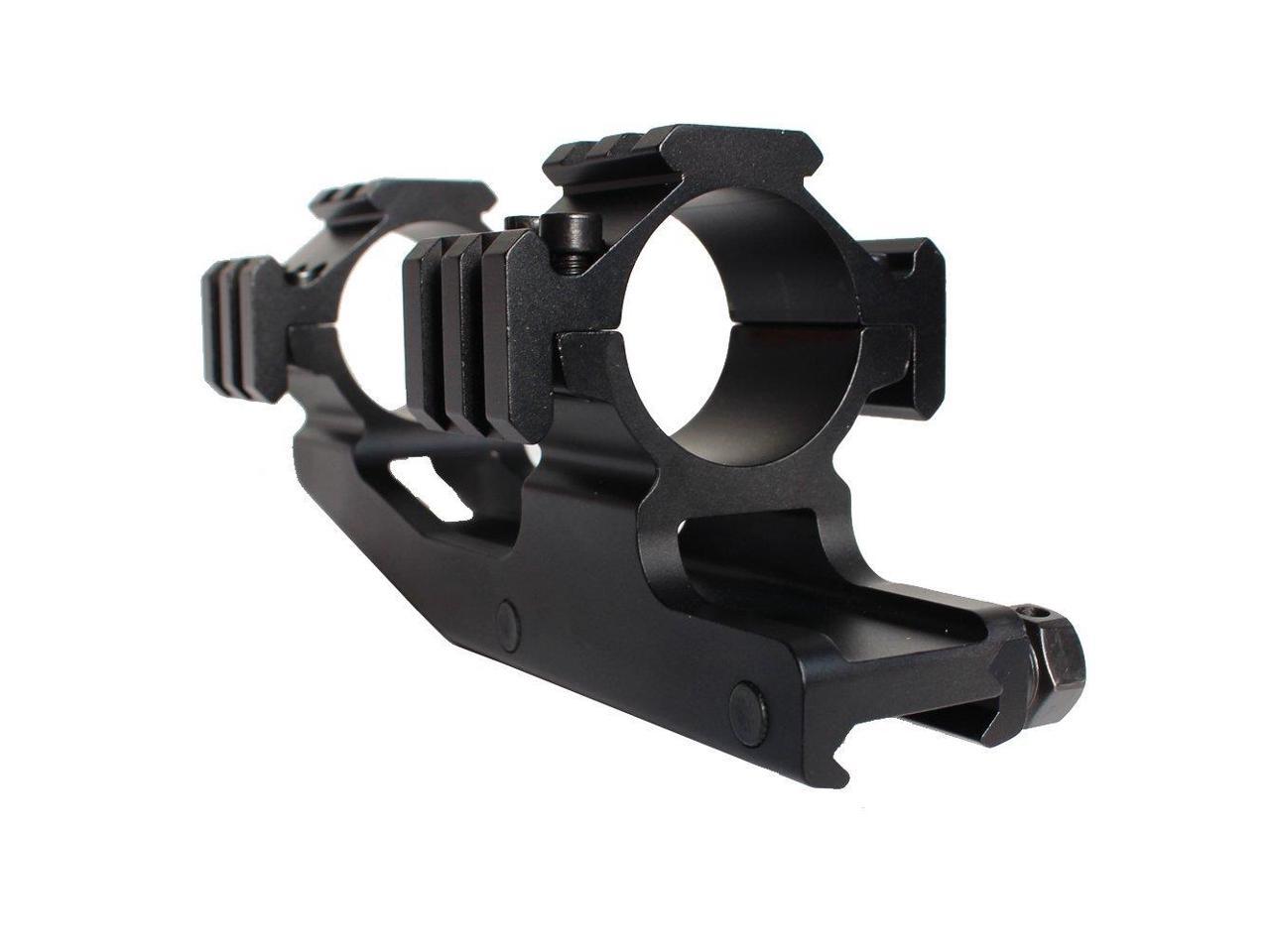 Tactical 25.4/30mm Double Ring Tri-Rail Cantilever Mount