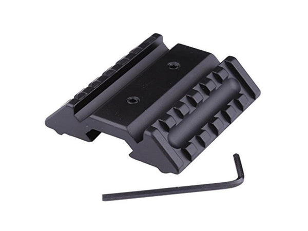 Tactical Dual 45 Degree Offset 20mm Rail Mount