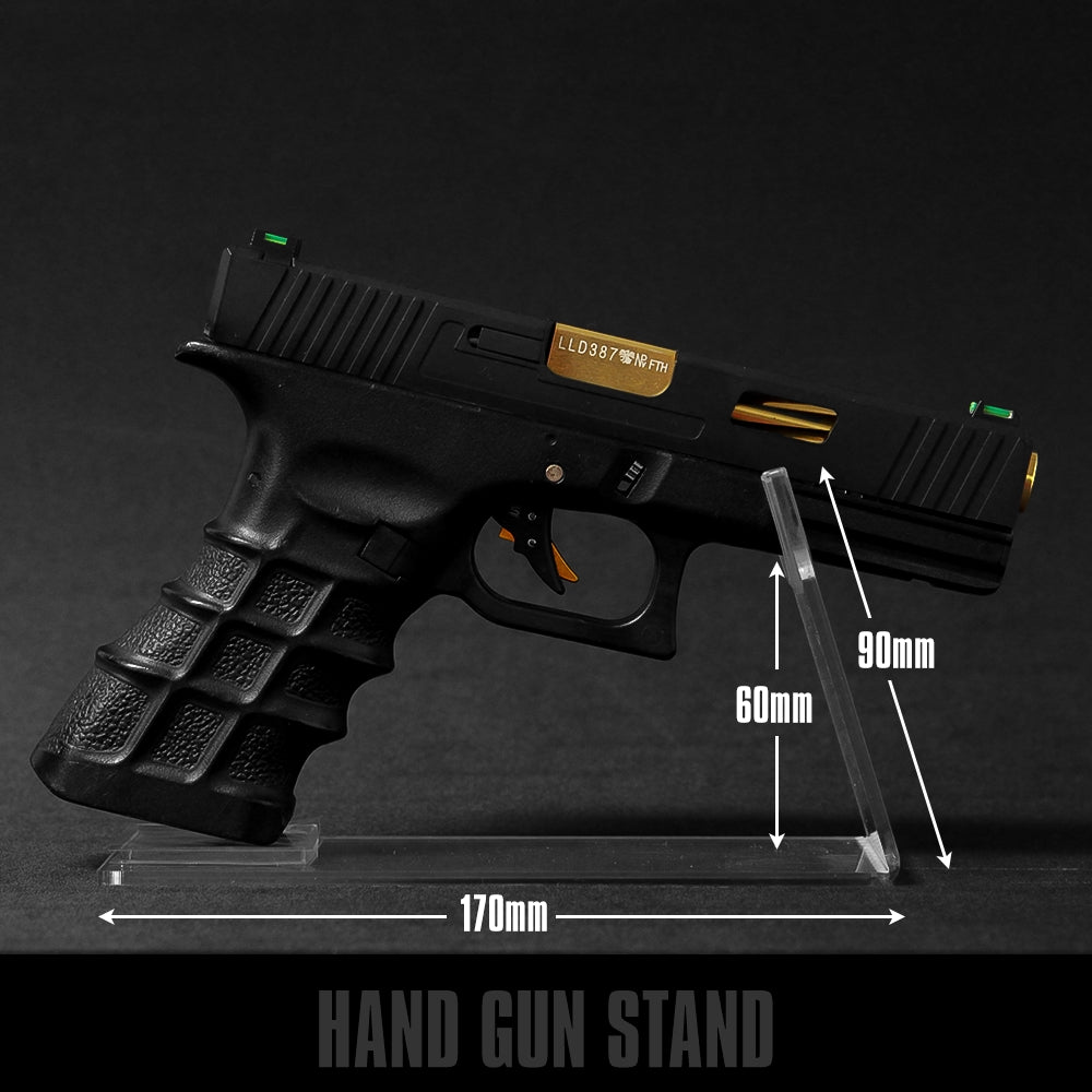 Hand Gun Stand Clear (2Pcs)