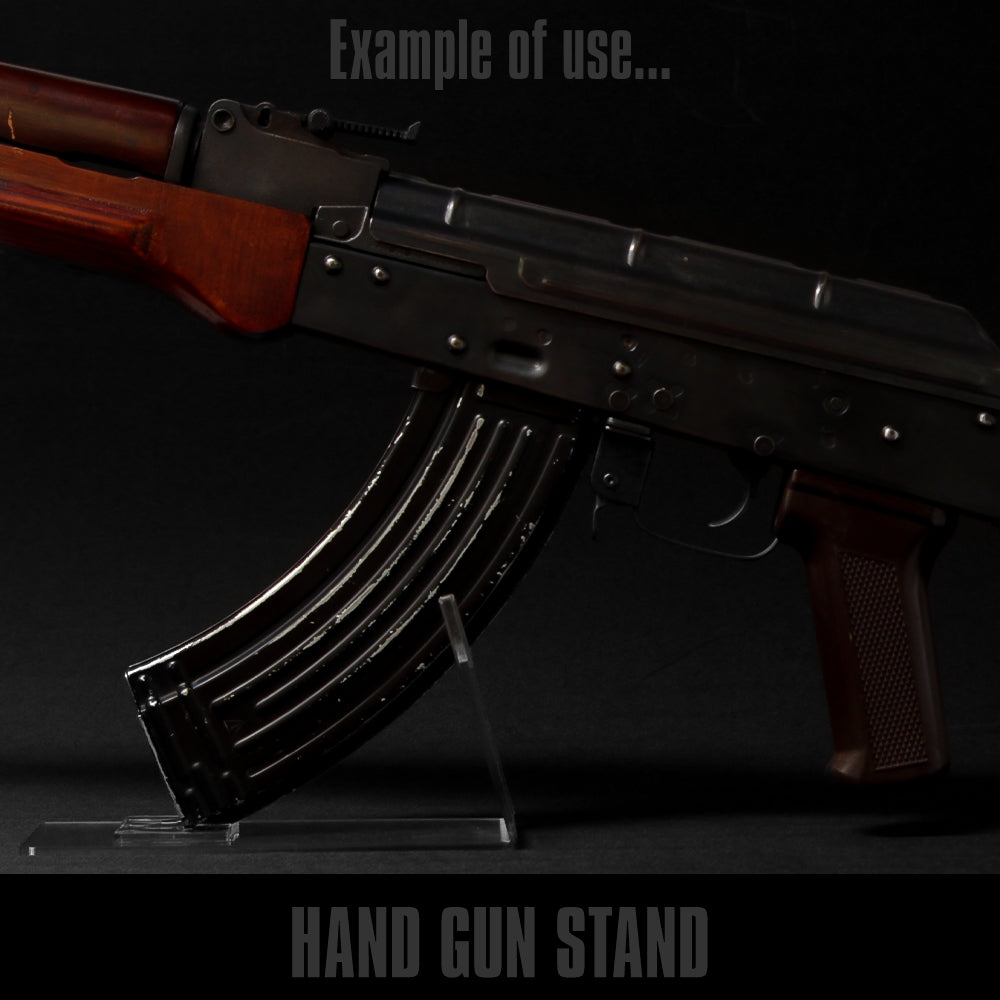 Hand Gun Stand Clear (2Pcs)