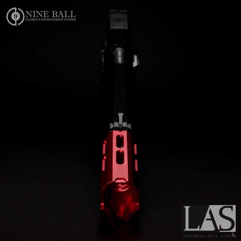 Hi-CAPA CUSTOM LOWER FRAME R EDGE 5.1 & COMPENSATOR (CRIMSON/GOLD)