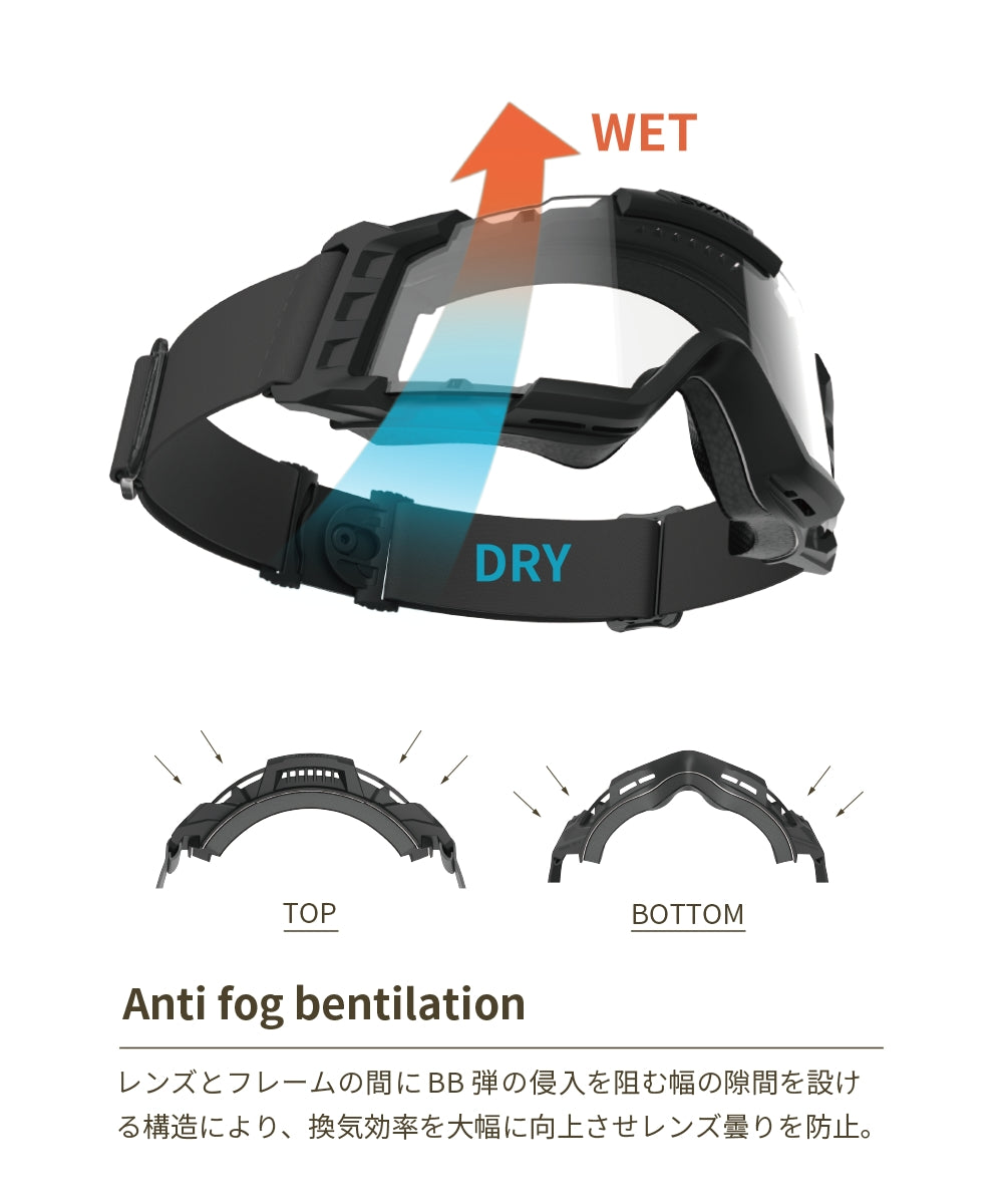 SWANS TACTICAL GOGGLE SG-2280